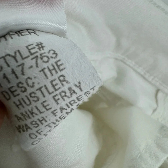 MOTHER The Hustler Ankle Fray Fairest Of Them All Size 30 B1545 - Picture 8 of 8